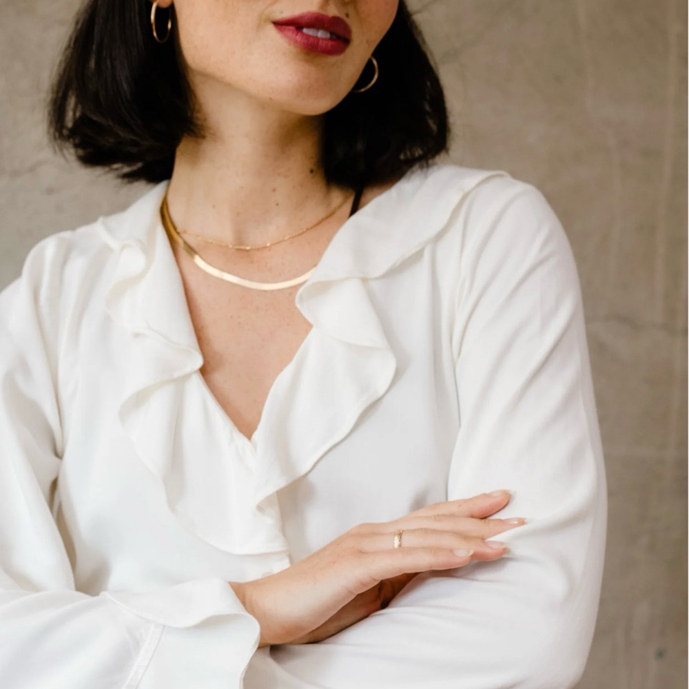 ABLE herringbone necklace